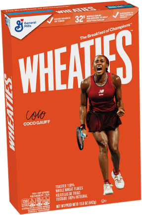 Wheaties Box featuring Coco Gauff