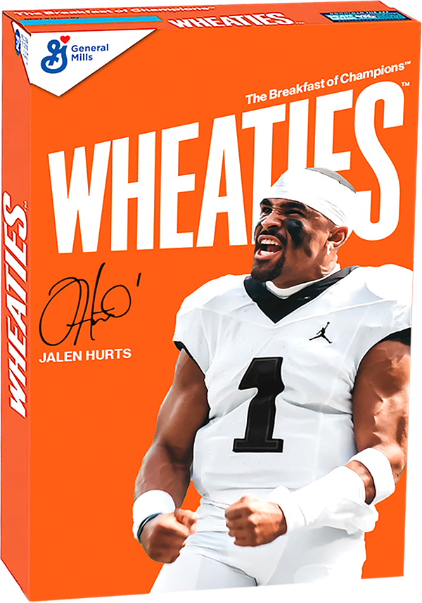Jalen Hurts Wheaties Box