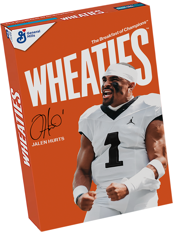 Jalen Hurts Wheaties Box