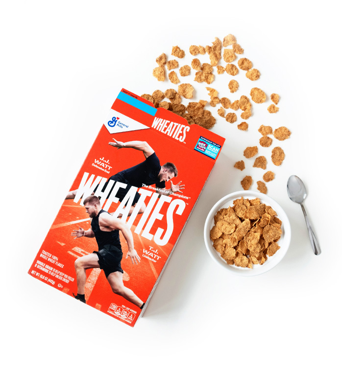 NFL's Watt brothers make history on Wheaties box